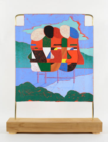 Vermilion Monument (Magenta, Violet)