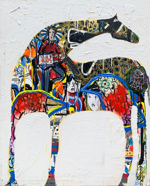 Horse Looking Back Again