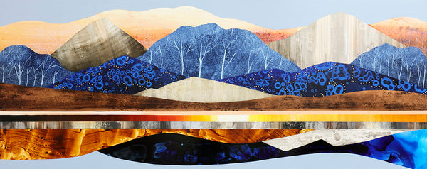 Sun Rests on Mountains Wide