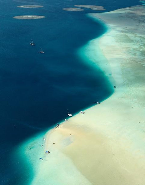 Joshua Jensen-Nagle - Kaneohe Sandbar I - 4 sizes | Available at Foster White Gallery Seattle