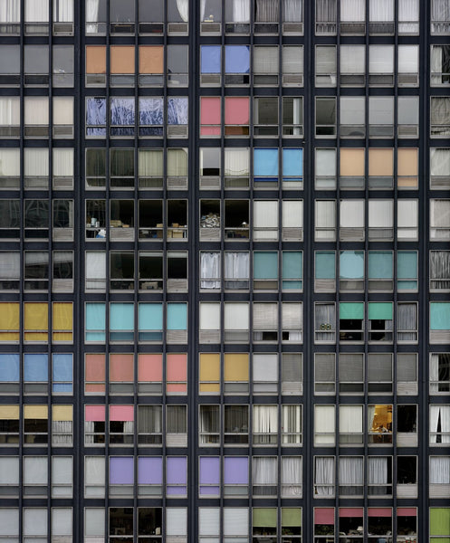 Michael Wolf - Transparent City 07, Chromogenic Print Mounted to Archival Substrate, Framed in Black with Plexiglass, - Bau-Xi Gallery