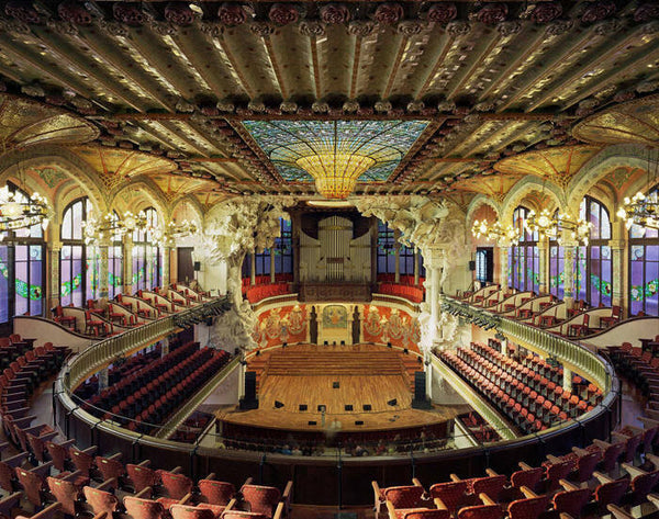 David Leventi Artwork 'Palau de la Musica, Catalana, Barcelona, Spain-Edition of 10' | Available at fosterwhite.com