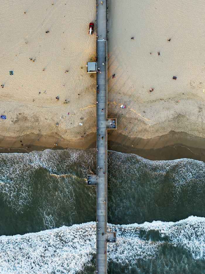 Jeffrey Milstein Artwork 'Venice Beach Fishing Pier' | Available at fosterwhite.com