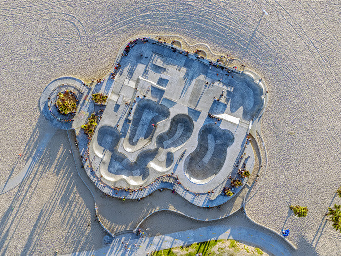 Jeffrey Milstein Artwork 'Venice Beach Skate Park' | Available at fosterwhite.com