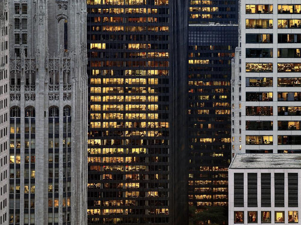 Michael Wolf - Transparent City 16, Chromogenic Print Mounted to Archival Substrate, Framed in Black with Plexiglass, - Bau-Xi Gallery