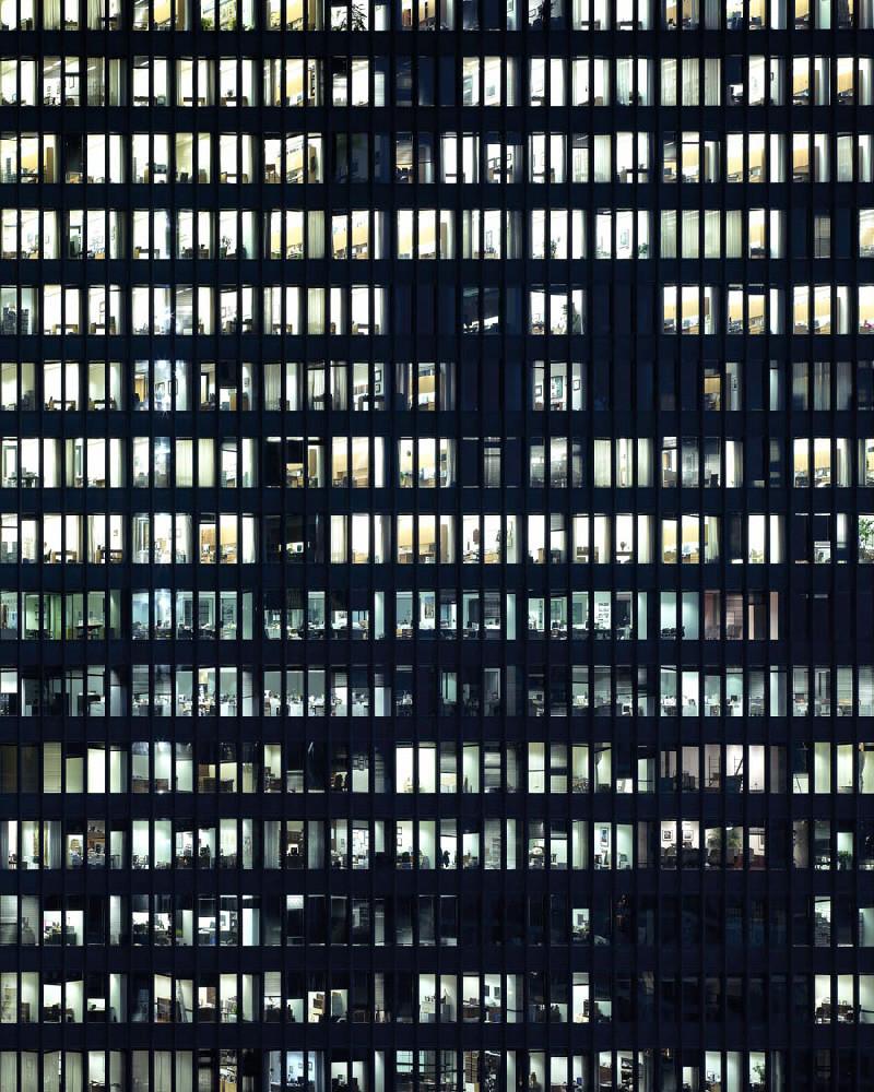 Michael Wolf - Transparent City 20, Chromogenic Print Mounted to Archival Substrate, Framed in Black with Plexiglass, - Bau-Xi Gallery