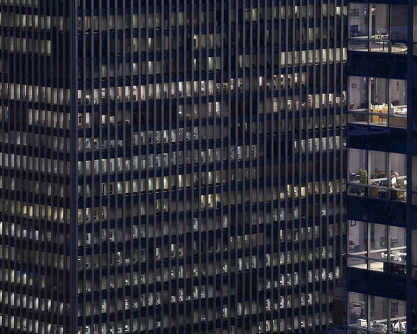 Michael Wolf - Transparent City 75, Chromogenic Print Mounted to Archival Substrate, Framed in Black with Plexiglass, - Bau-Xi Gallery