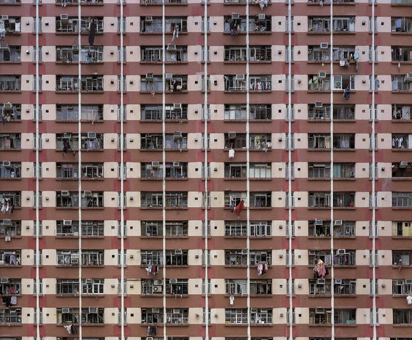 Michael Wolf - Architecture of Density 04, Chromogenic Print Mounted to Archival Substrate, Framed in Black with Plexiglass, - Bau-Xi Gallery