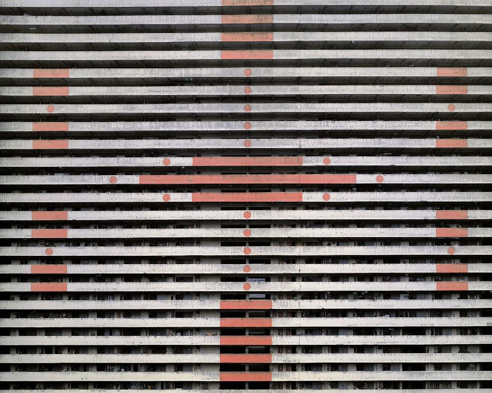 Michael Wolf - Industrial 01, Chromogenic Print Mounted to Archival Substrate, Framed in Black with Plexiglass, - Bau-Xi Gallery