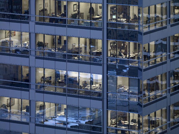 Michael Wolf - Transparent City 25, Chromogenic Print Mounted to Archival Substrate, Framed in Black with Plexiglass, - Bau-Xi Gallery