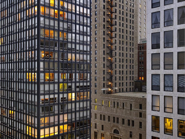 Michael Wolf - Transparent City 118, Chromogenic Print Mounted to Archival Substrate, Framed in Black with Plexiglass, - Bau-Xi Gallery