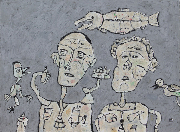 Alden Mason Artwork 'Salmon Talk' | Available at fosterwhite.com