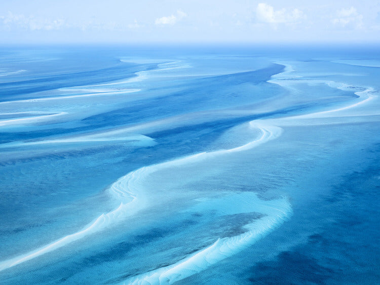 David Burdeny Artwork 'Sandbars 02, The Bahamas' | Available at fosterwhite.com