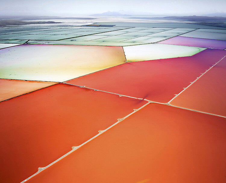 David Burdeny Artwork 'Saltern Study 10, Great Salt Lake, UT' | Available at fosterwhite.com