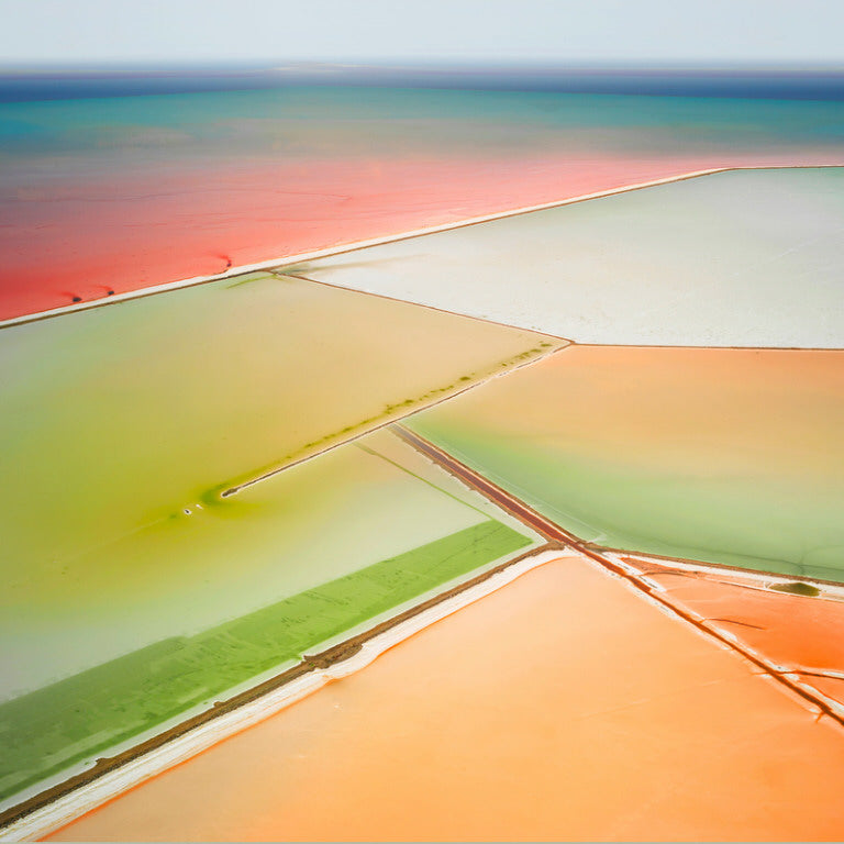 David Burdeny Artwork 'Saltern Study 06, Great Salt Lake, UT, 2015' | Available at fosterwhite.com