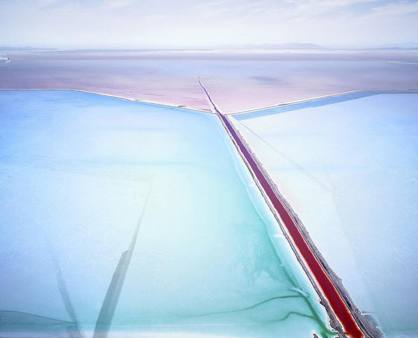 David Burdeny Artwork 'Saltern Study 15, Great Salt Lake, UT, 2015' | Available at fosterwhite.com
