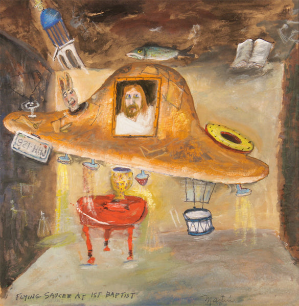 James Martin Artwork 'Flying Saucer at 1st Baptist' | Available at fosterwhite.com