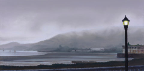 At Dawn, A Lamp Still On