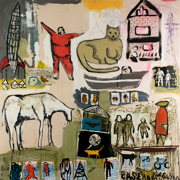 Doing Tai Chi Listening to Birds in a Painting