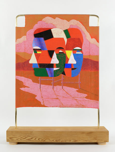 Vermilion Monument (Blue, Violet)