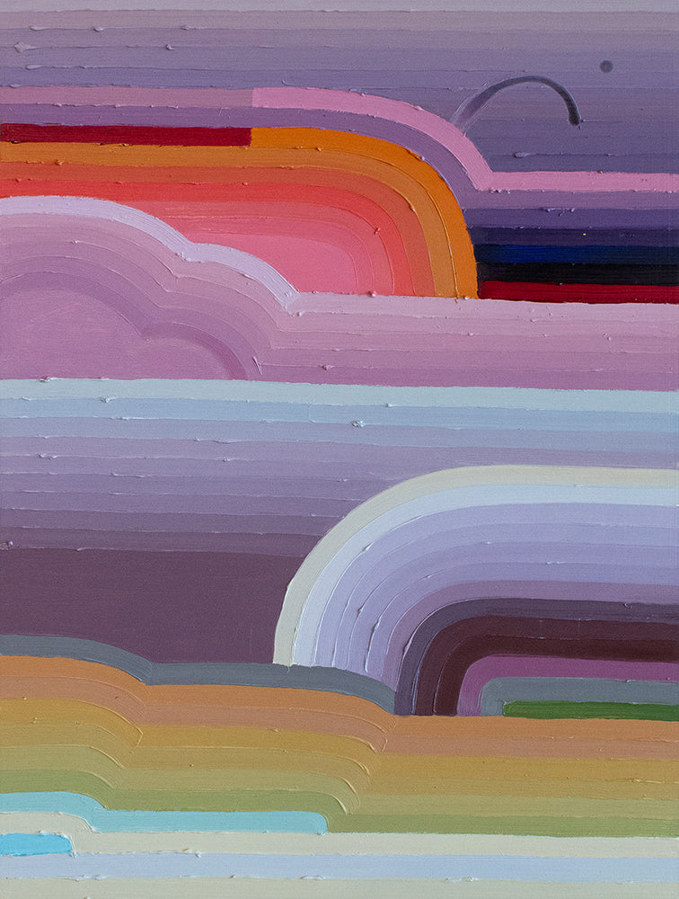 Striated Landscape Dusk