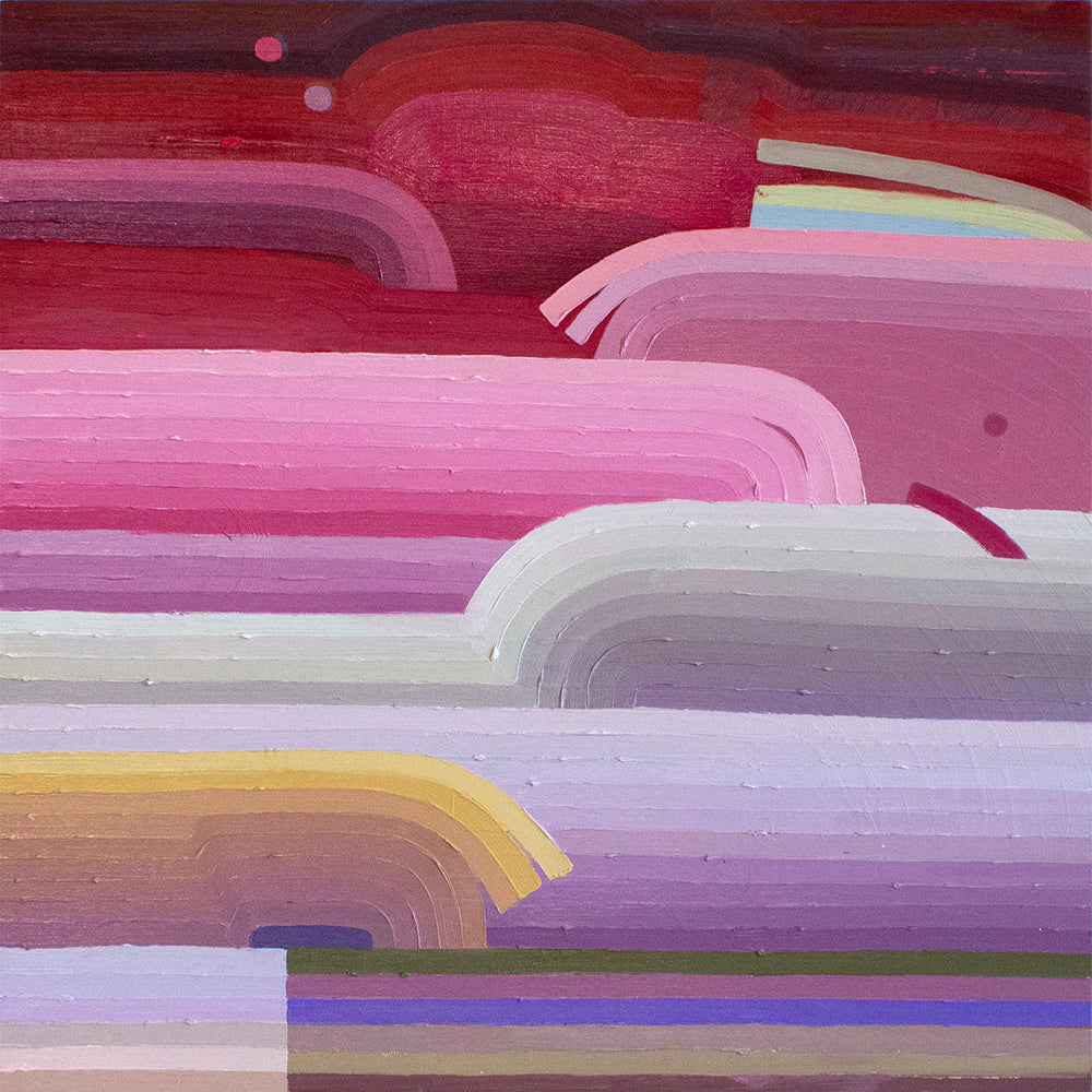 Striated Landscape Magenta