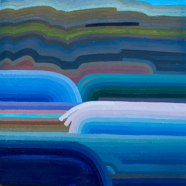 Striated Landscape Blue