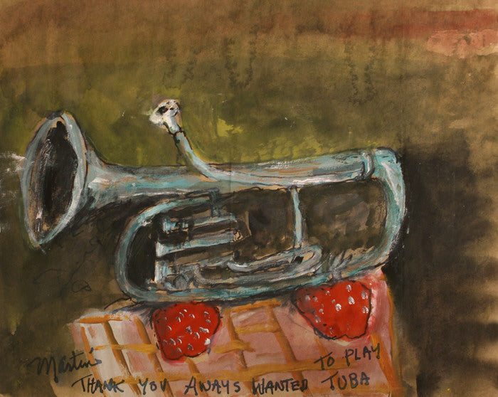 James Martin Artwork 'Thank You Always Wanted to Play Tuba' | Available at fosterwhite.com