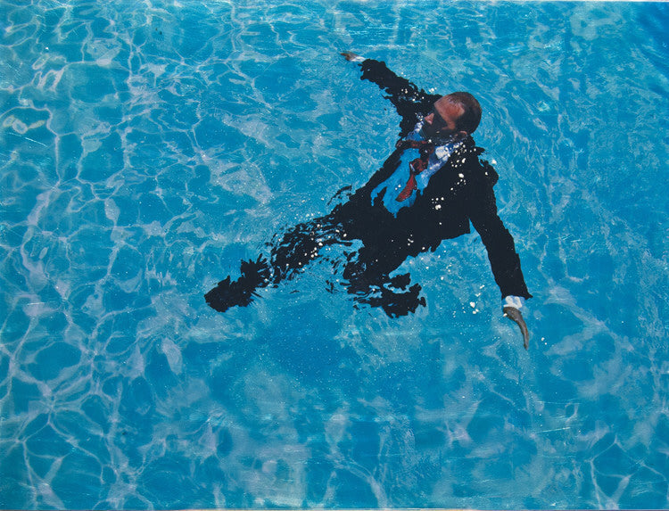 Eric Zener Artwork 'Staying Afloat (in suit) II' | Available at fosterwhite.com