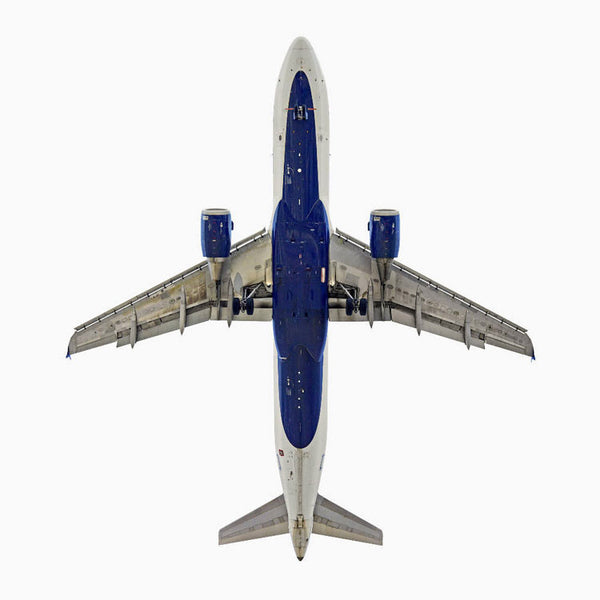 Jeffrey Milstein Artwork 'Delta Air Lines Airbus A320-200' | Available at fosterwhite.com