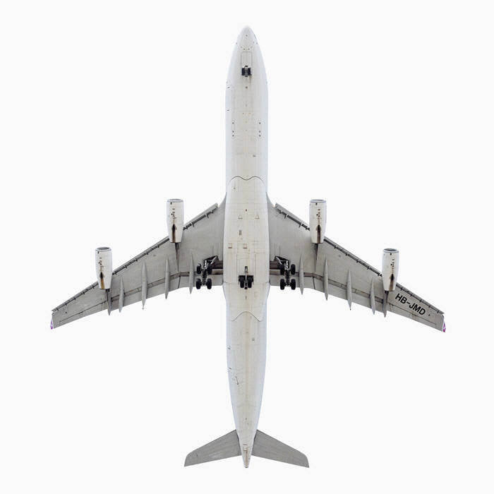 Jeffrey Milstein Artwork 'Swiss International Airlines A340-300, Ed. 2/12' | Available at fosterwhite.com