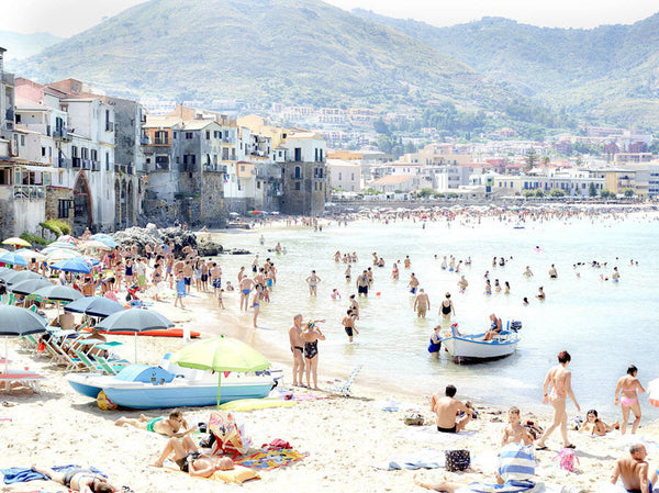 Joshua Jensen-Nagle Artwork 'Sunbathers of Cefalu, Ed. 3/7' | Available at fosterwhite.com