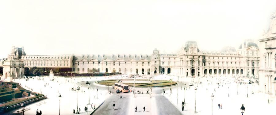 Joshua Jensen-Nagle - Simple Days, The Louvre - 2 sizes | Available at Foster White Gallery Seattle