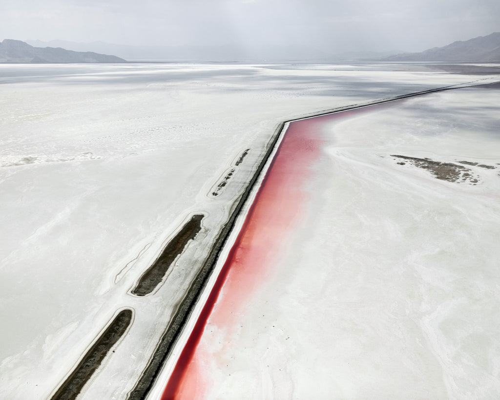 David Burdeny Artwork 'Red Canal, Great Salt Lake, Utah' | Available at fosterwhite.com
