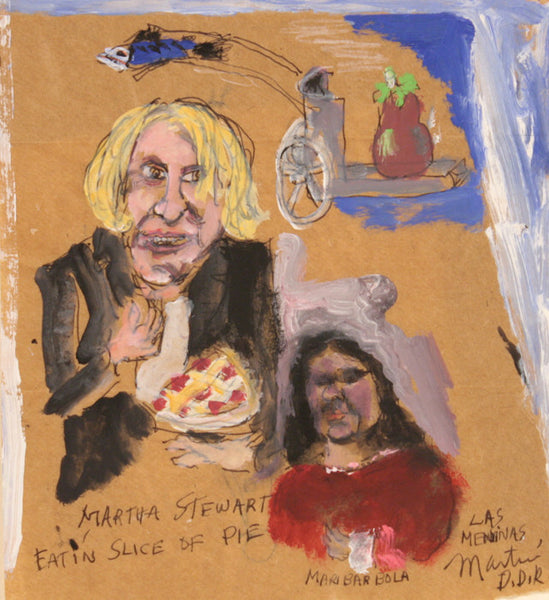 James Martin Artwork 'Martha Stewart Eatin' Slice of Pie' | Available at fosterwhite.com