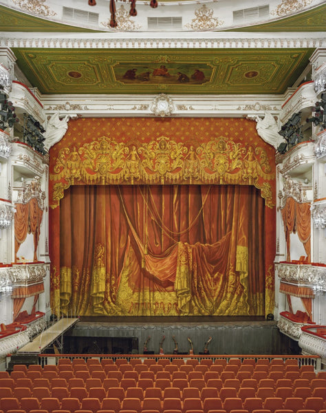 Curtain, Mikhailovsky Theatre, Saint Petersburg, Russia