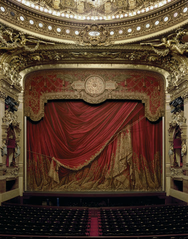 Curtain, Palais Garnier, Paris, France