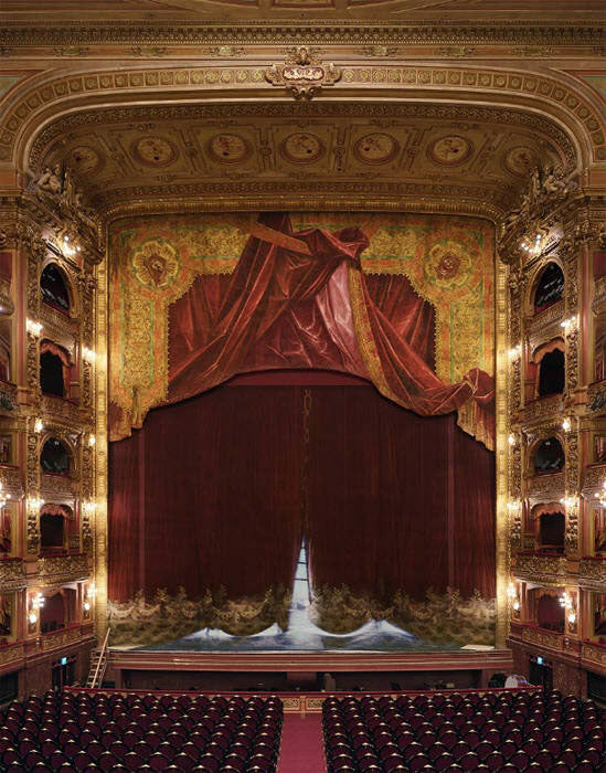 Curtain, Teatro Colon, Buenos Aires, Argentina