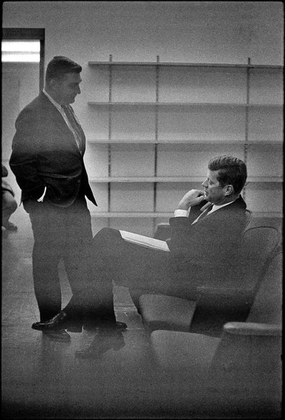 Pierre Salinger and Senator John F. Kennedy, 1960