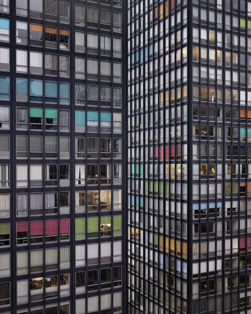 Michael Wolf - Transparent City 86, Chromogenic Print Mounted to Archival Substrate, Framed in Black with Plexiglass, - Bau-Xi Gallery