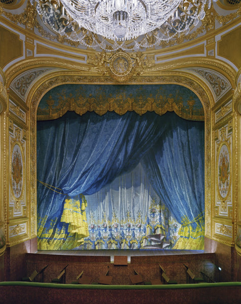 Curtain, The Imperial Theatre, Chateau de Fontainebleau, Fontainebleau, France
